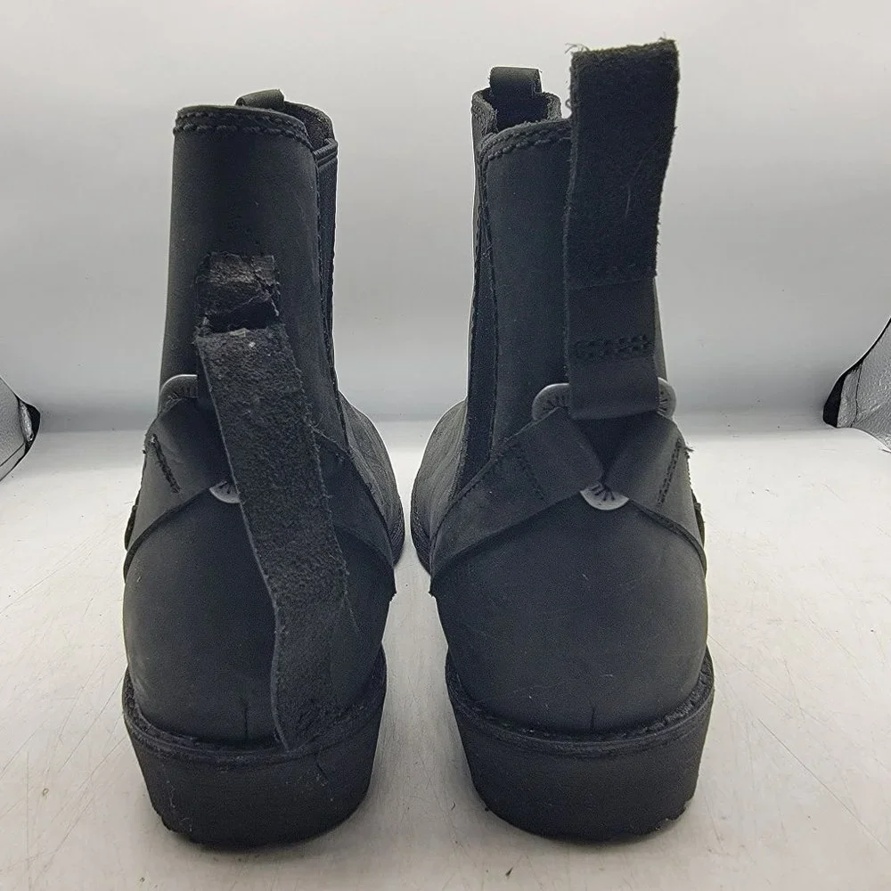Teva Ellery Chelsea Womens 8.5 Black Waterproof Pull On Boots Casual 1111772
